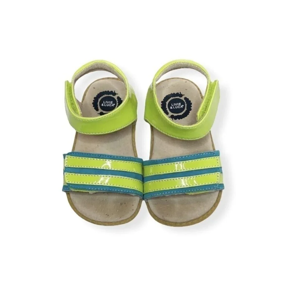 Livie & Luca Taffy Sandals in Green Apple 6